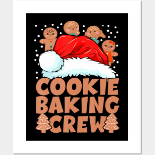 Christmas Cookie Baking Crew Pajamas Family Xmas Posters and Art